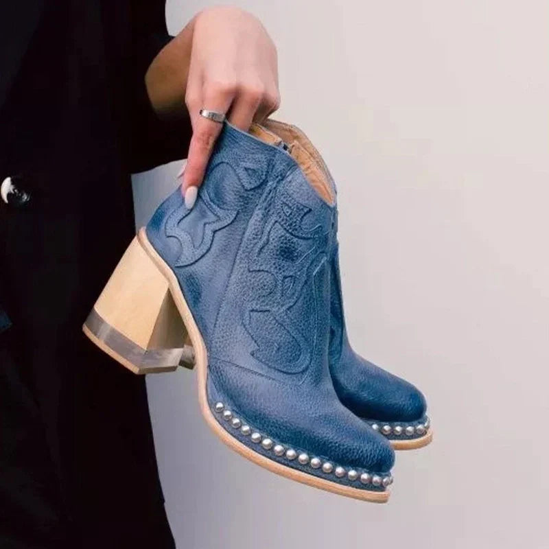 Sue™ | Norwich Embroidered Leather Boots