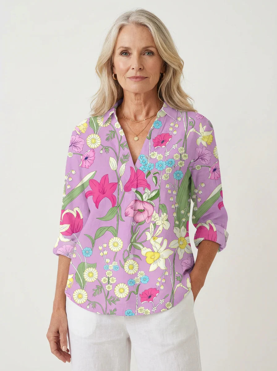 Norah | Pastel Petal Dream Blouse