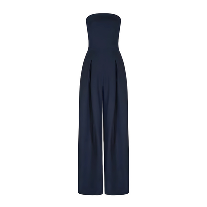Ceria - Elegant Strapless Jumpsuit