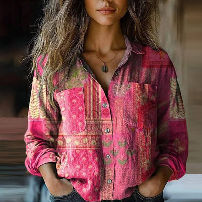 Jesse | Printed Vintage Blouse