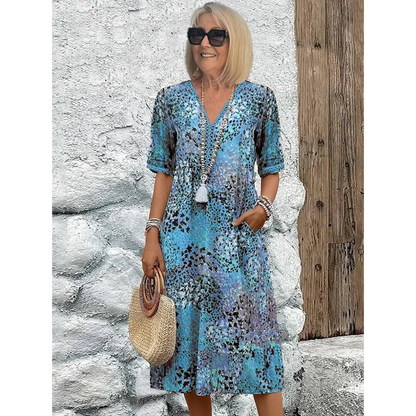 VIVIENNE – Floral Radiance Dress