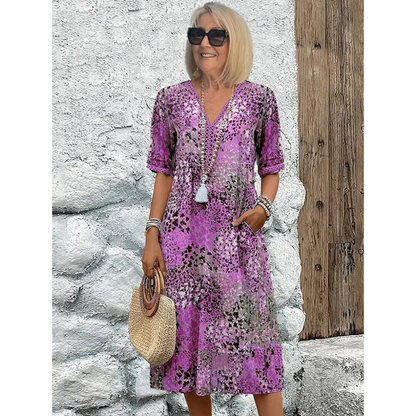 VIVIENNE – Floral Radiance Dress