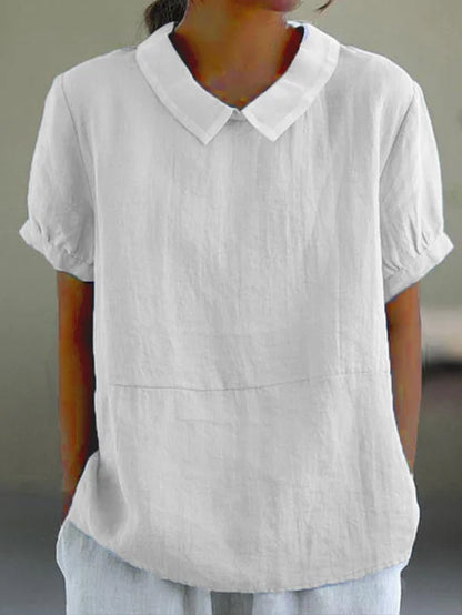 Deborah | Relaxed Fit Collared Blouse