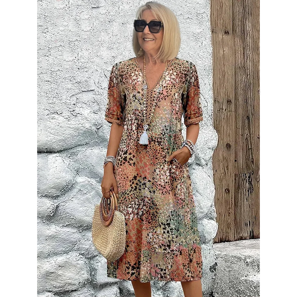 VIVIENNE – Floral Radiance Dress