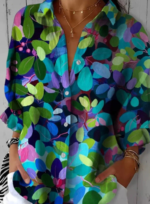 Noemi | Midnight Garden Blouse