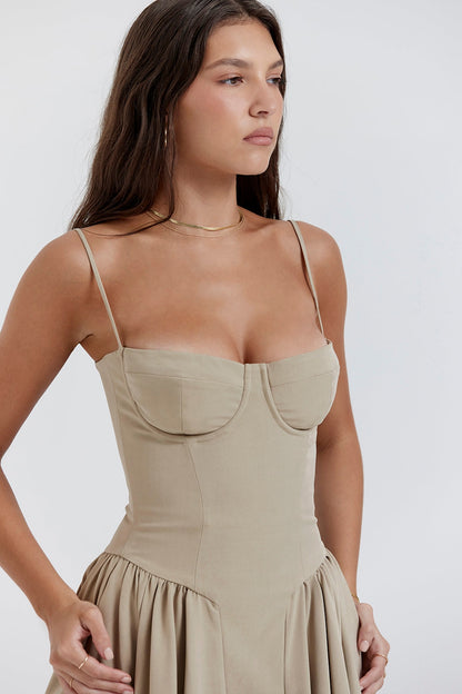 Marvelle™ | Corset Midi Dress