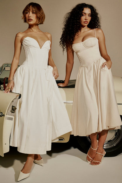 Marvelle™ | Corset Midi Dress