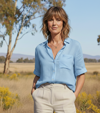 Elisabeth | Short Sleeve Blouse